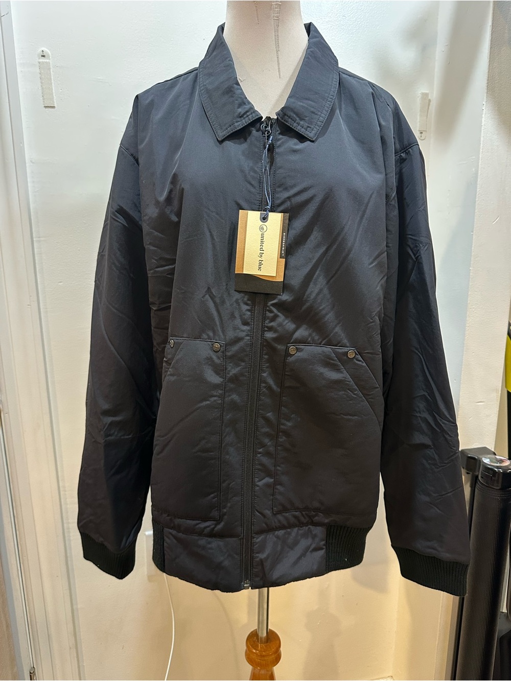 United By Blue Black Men's Bomber Jacket